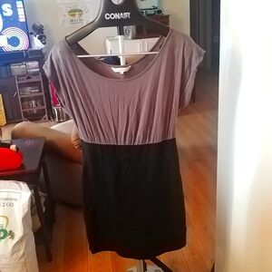 10/$10   Costa Blanca Black Gunmetal Grey Dress L